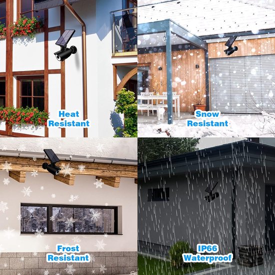 Solar Beveiligingslamp met Bewegingssensor voor Buiten - Dummy Camera Functie van solar — afbeelding 4