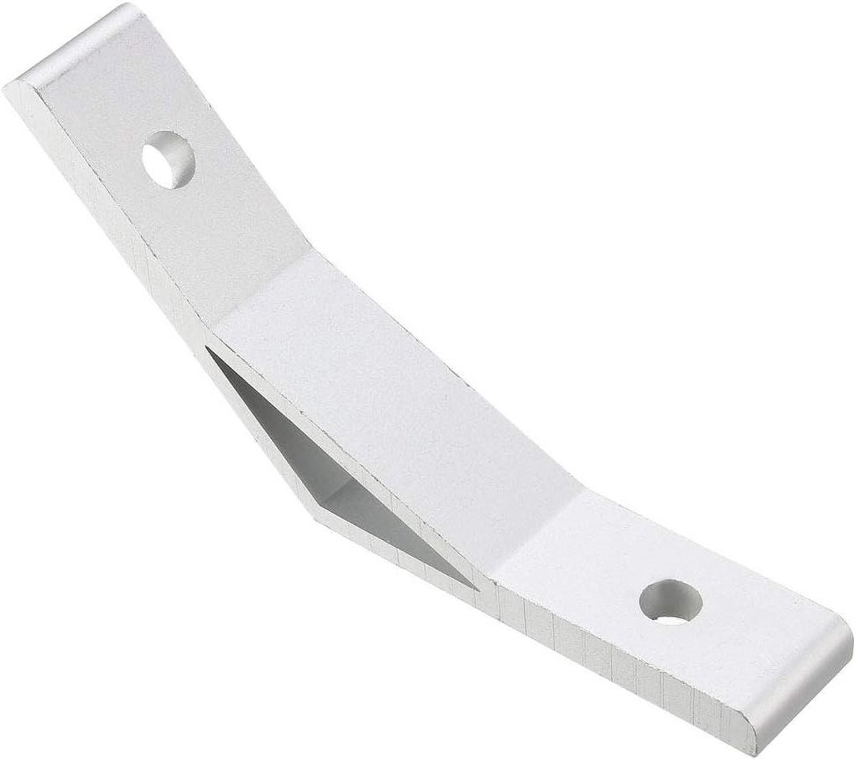 Aluminium O-Profiel - Hoekprofiel Afstandhouder - Montage Ondersteuning - Geotriangle Vorm - 135° Hoek - Aluminiumkleur