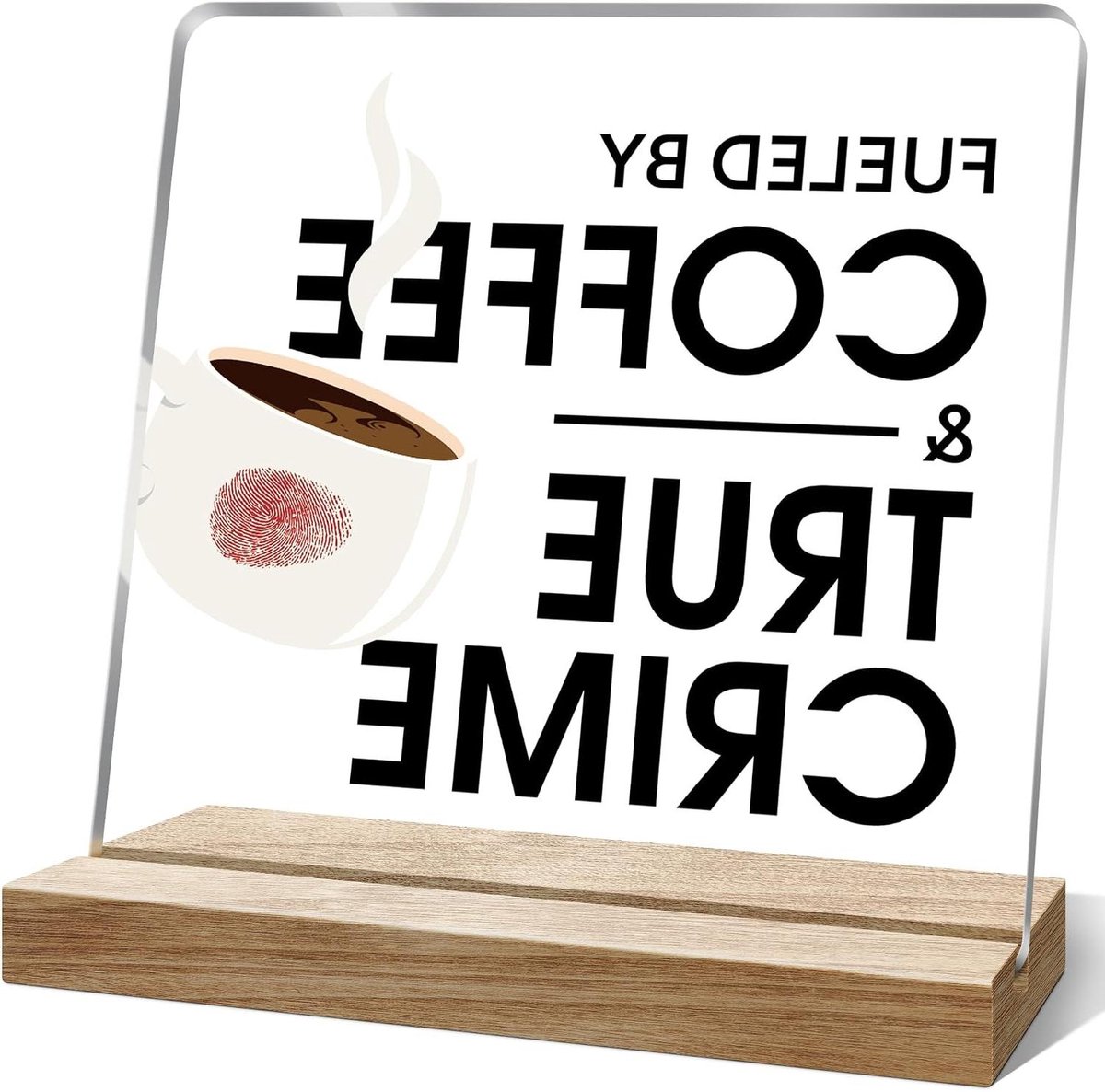 Inspirerende Acryl Bureauborden met Houten Standaard voor Thuis of Kantoor