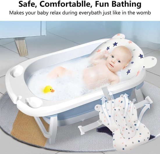 Comfortabel en Veilig Babybadje Inzetstuk voor pasgeborenen van Merkloos — afbeelding 5