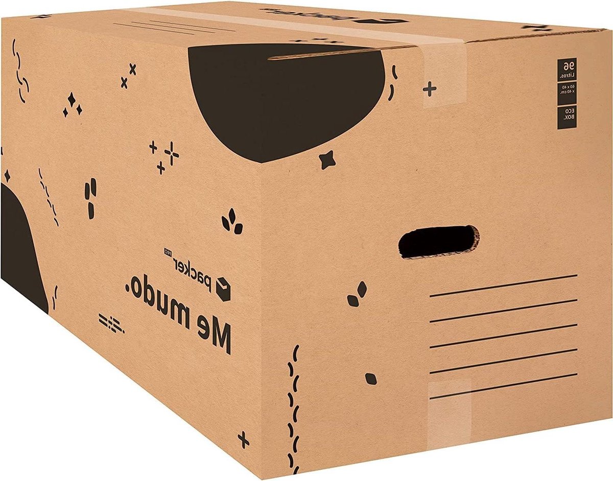 Verhuisdozen - Opbergdozen Kartonnen dozen - Verhuizen en Opslag - Zeer Robuust Karton - 60x40x40 cm - Bruin