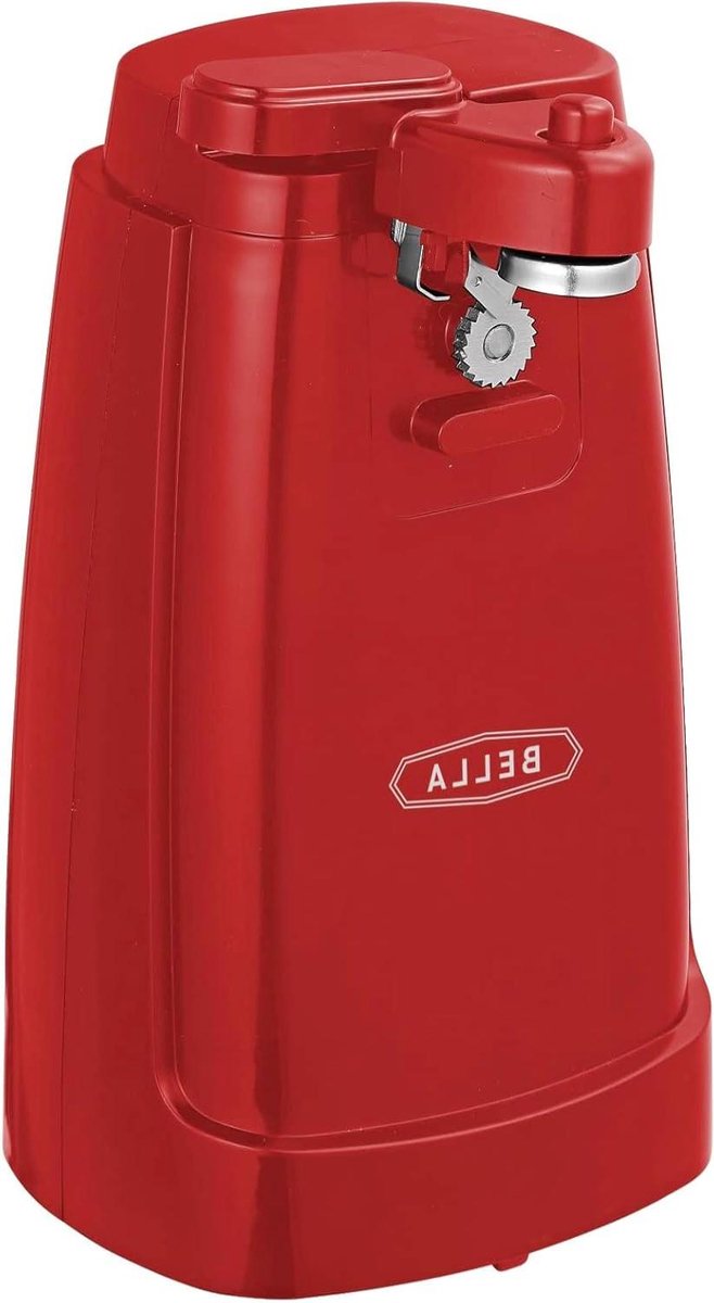 Elektrische Kanopener - Keuken Assistent - Eten Bereiden - Automatische Rotatie - 20 cm Hoog - Zilver