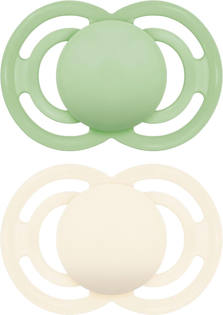 Baby Pacifier Set - Baby Dummy - Baby Comfort - Extra Fijn & Flexibel - 2 Stuks - Neutrale Kleuren