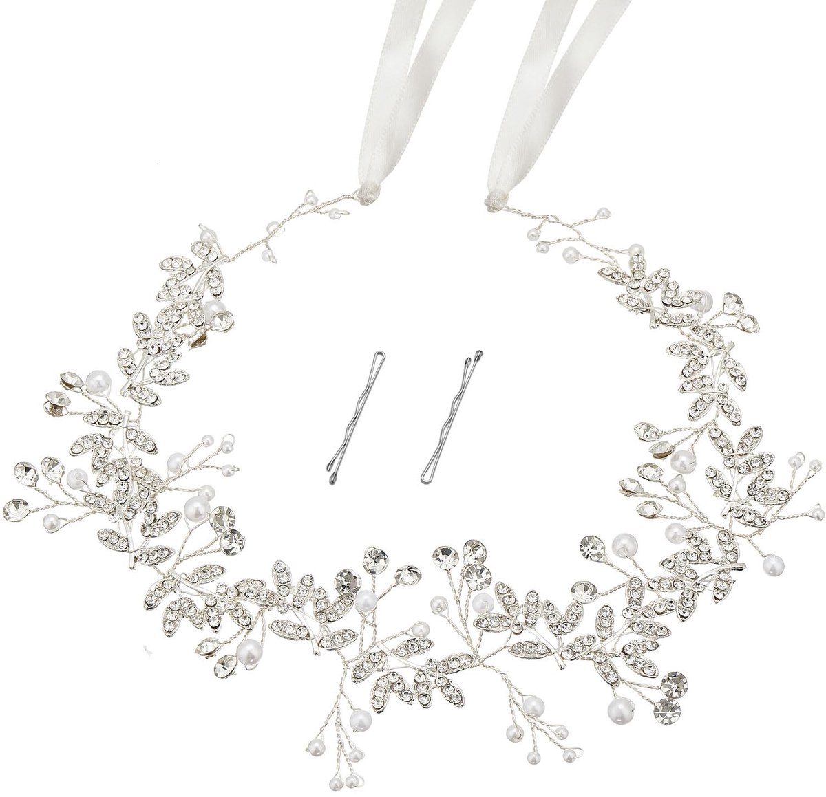 meisje parel hoofdband, prinses hoofddeksel voor bruids bruiloft, bruids haaraccessoires parel hoofddeksel voor meisjes vrouwen (Stijl 10)