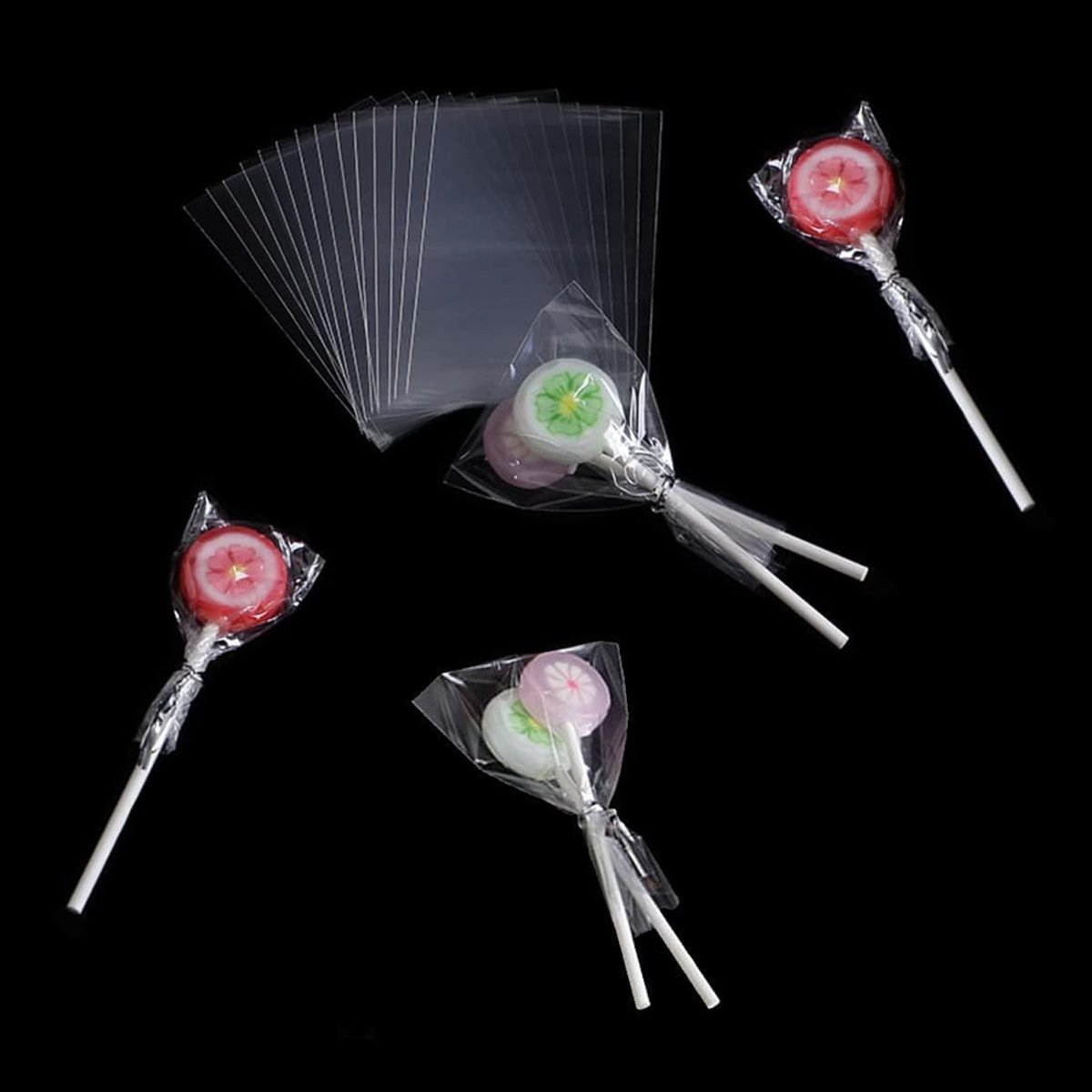 200 cellofaan zakjes transparant 7x10 cm klein cadeau transparante papieren zak kinderen verjaardag cellofaan zak biscuit snoep zak OPP gift bag