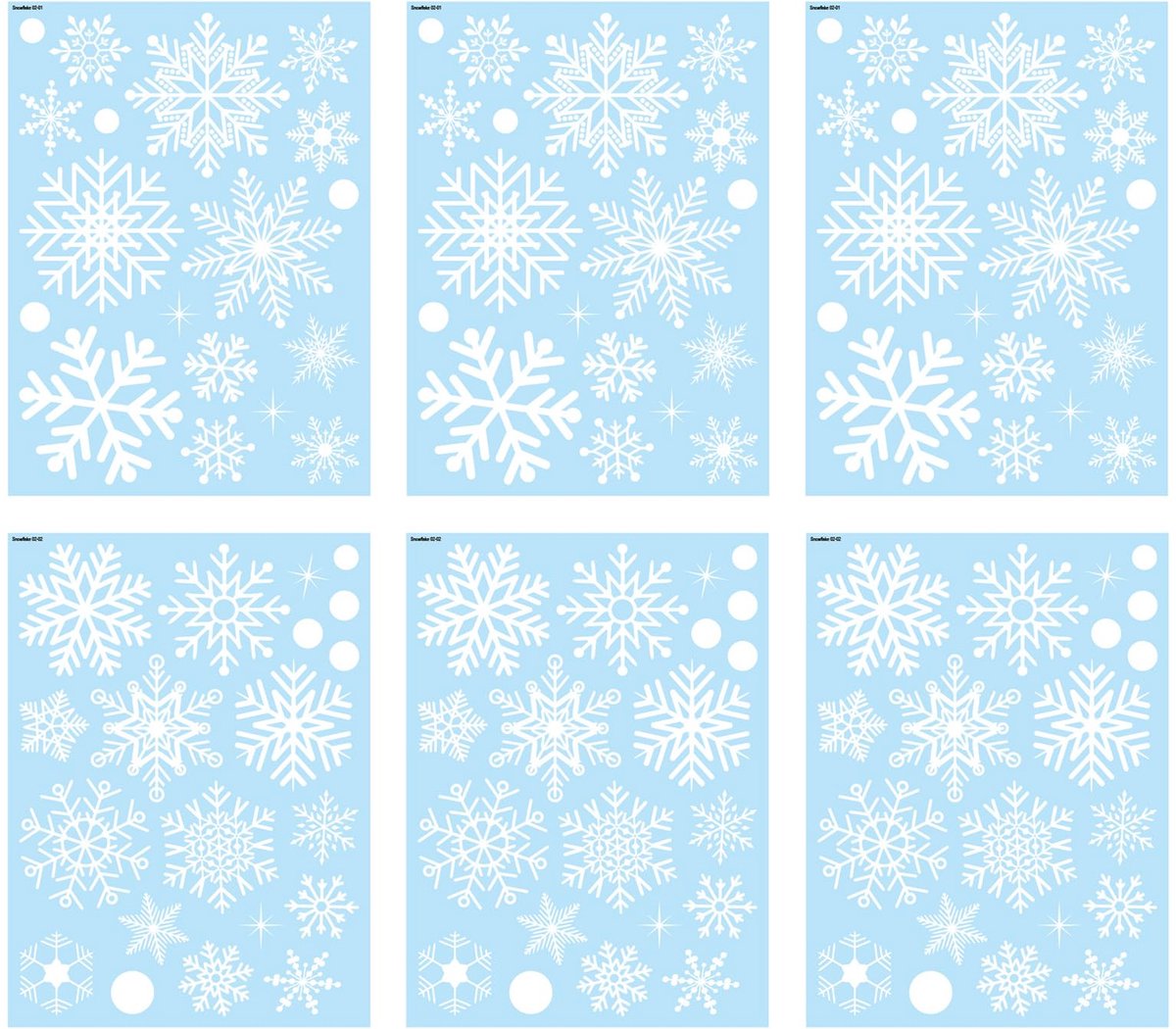 Sneeuwvlok raamstickers, 114 stuks kerstraamstickers, kerstraamdecoraties, verwijderbare raamstickers van pvc, voor deuren, winkel, ramen, vitrines, glazen fronten