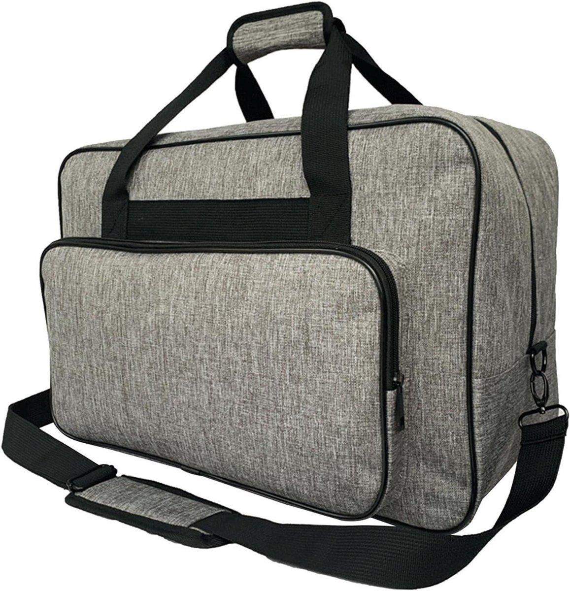 Naaimachinetas - Draagtas Naaimachine - Naaien en Hobby - Ruime Binnenruimte - 46x23x32cm - Grijs