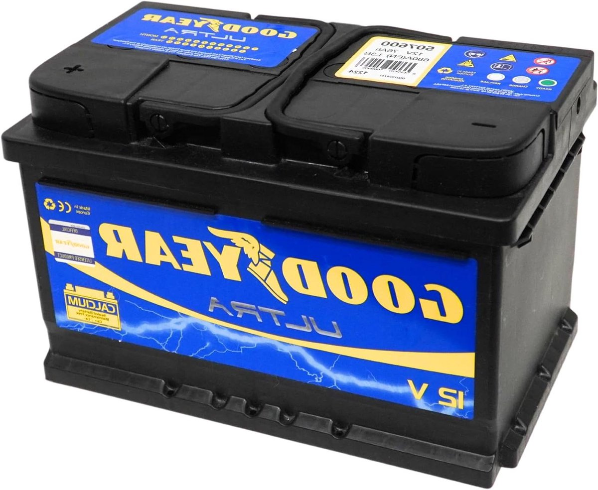 Autoaccu - Startaccu - Voertuig Starten - Verhoogd Startvermogen - 76 Ah 680 A - Zwart