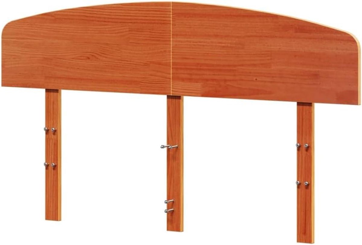 Houten Hoofdbord - Bed Hoofdeinde - Slaapkamer Decoratie - Massief Grenenhout - 145 cm Breed - Bruin