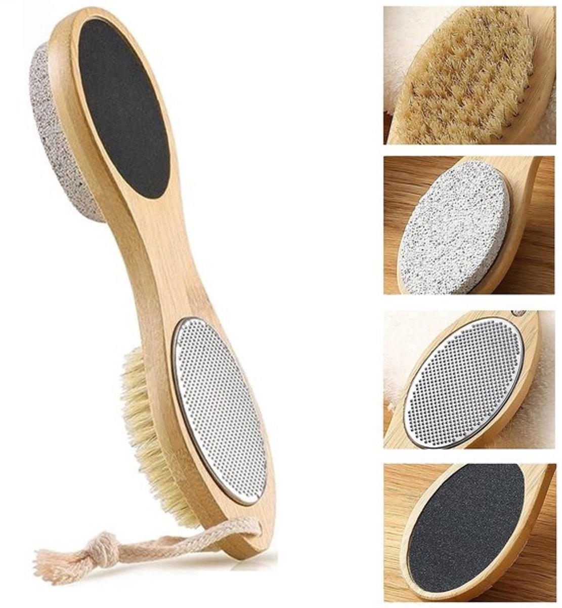 Allecto - Voetvijl - 4-in-1 Pedicure Gereedschap - Voor Harde Huid