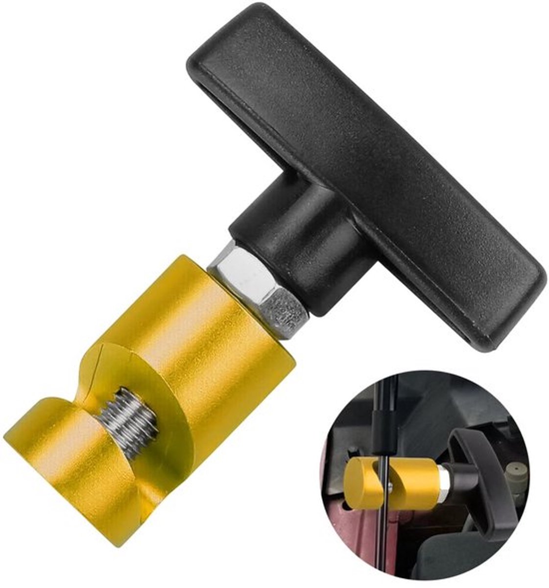 Dailygoods - Motorkap-hefklemmenset - Aluminiumlegering - Duurzaam en