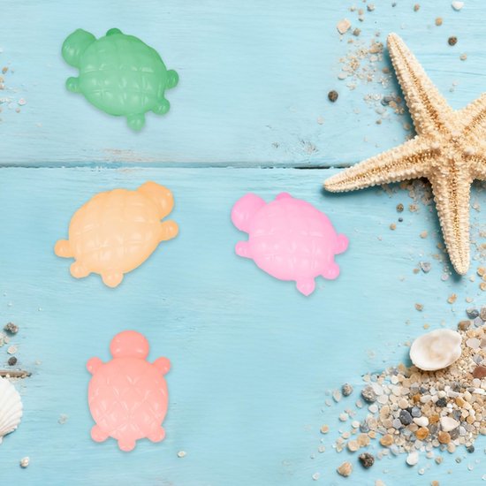 2 Stuks Schildpadharsmal, 2 Maten Siliconen Zeeschildpad Sleutelhangermal Gereedschap voor Het Maken van Zeedieren voor Sieraden Hangers Doe-Het-Zelf Handwerk Cadeau — afbeelding 2