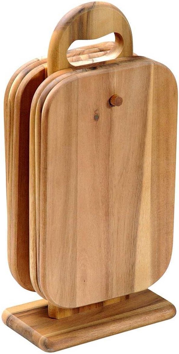 Plankjesstandaard - Houten plank - Keuken opbergen - Acaciahout - 32 cm hoog - Bruin