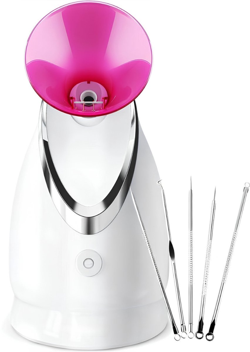 KAD® Gezichtsstoomapparaat – Gezichtstomer – Gezichtssauna - Roze - 24cm x 18cm x 14cm