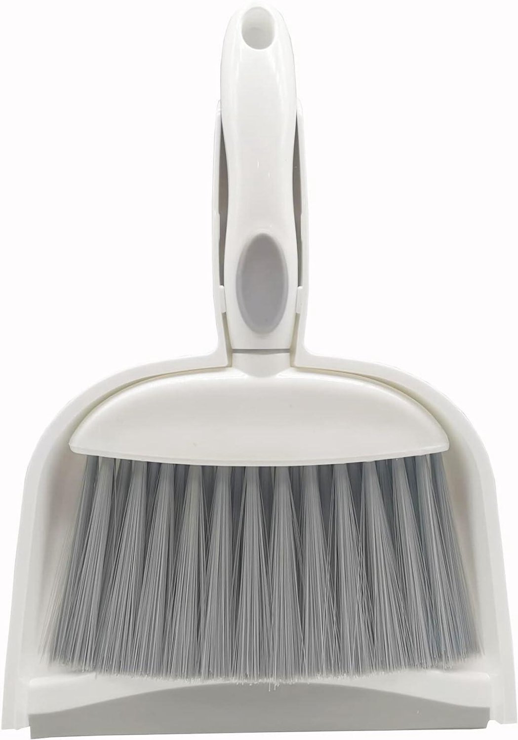Mini Bezem Stoffen - Kleine Schoonmaak Set - Dagelijkse Reiniging - Ruimtebesparend Ophangen - Compact Formaat - Grijs