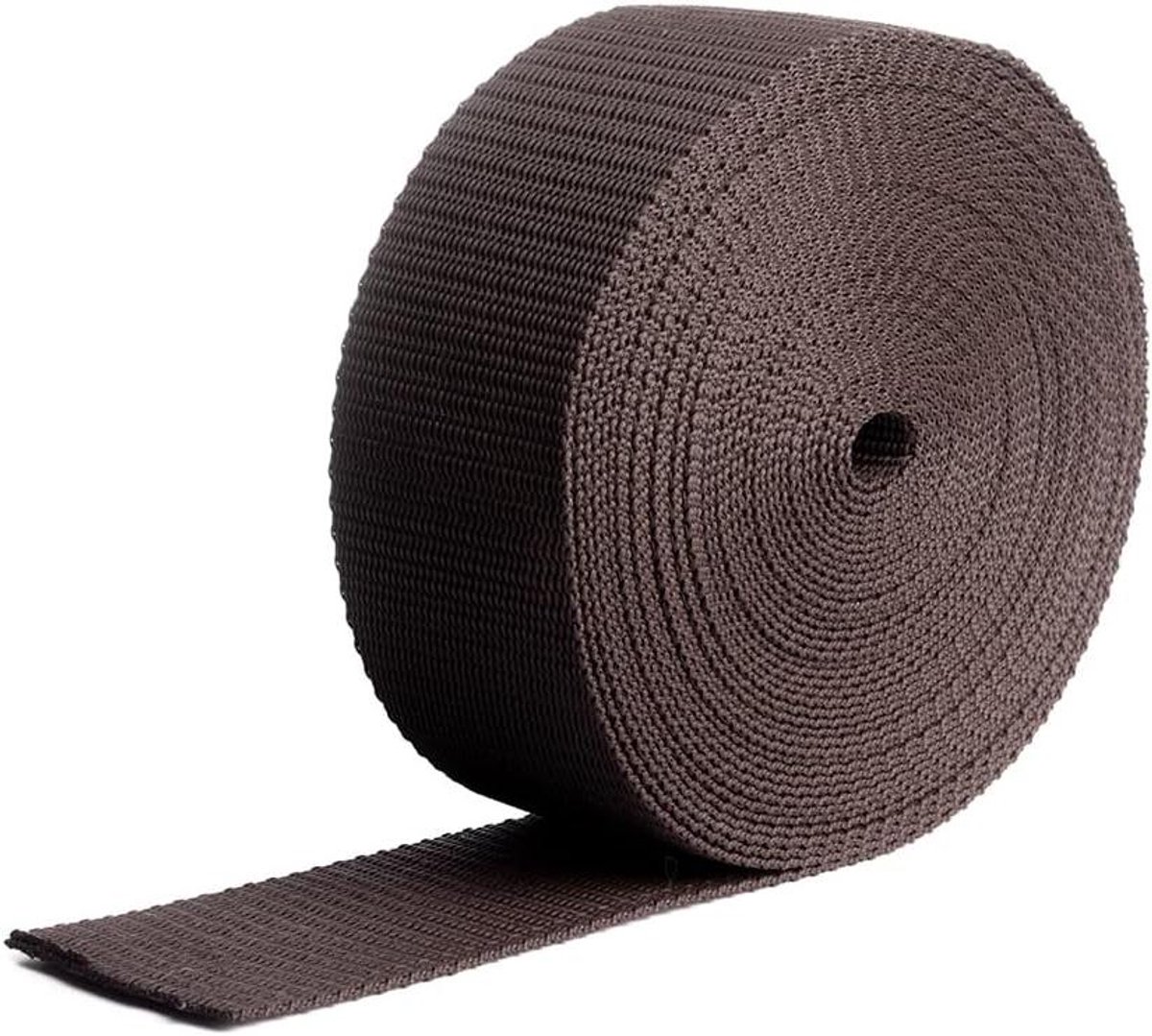 Polypropyleen Band - Singelband Bagageband - Bagage Beveiligen - Duurzaam Sterk Materiaal - 38mm Breed 3 Meter - Bruin