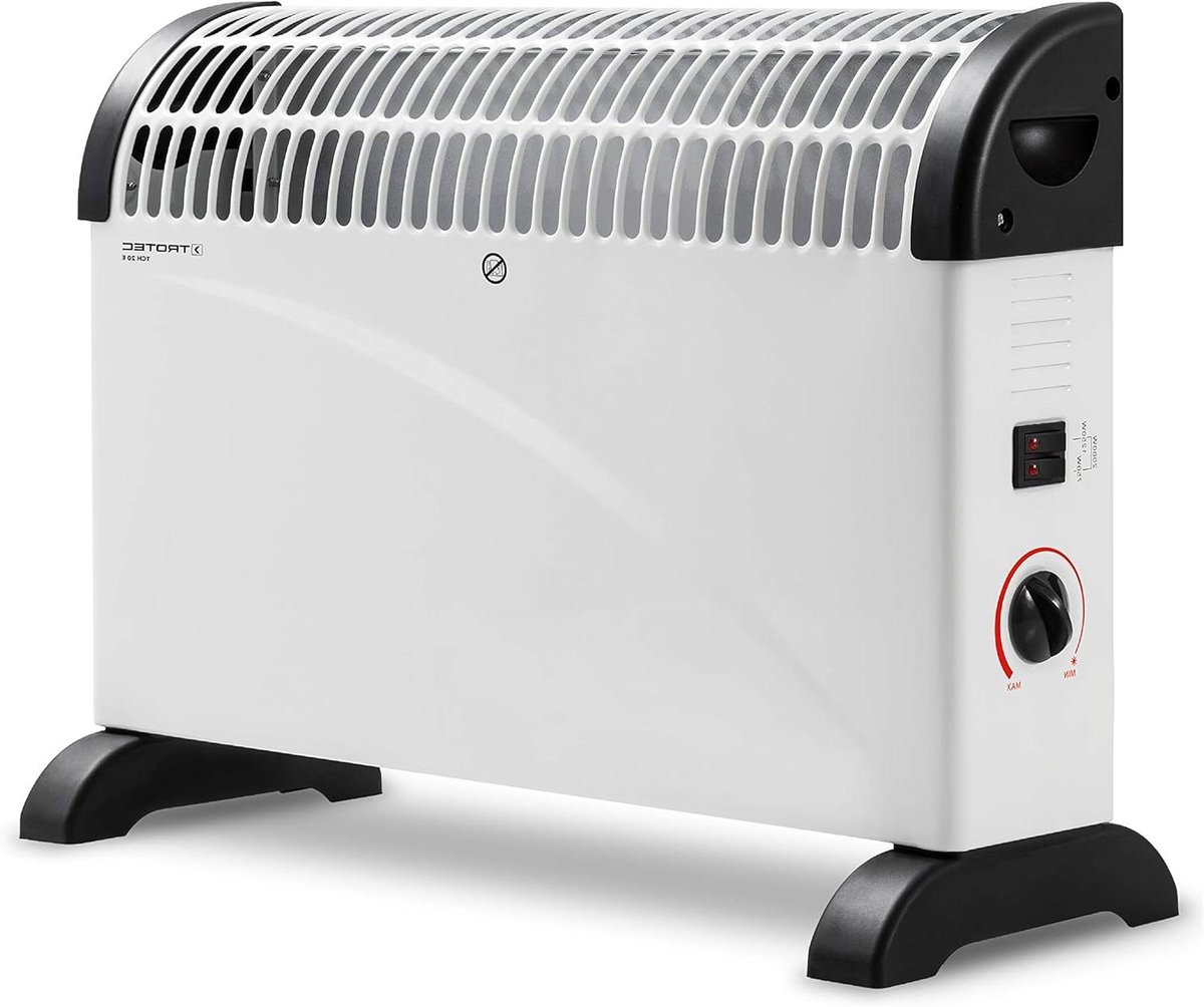 Convector Verwarming - Elektrische Kachel - Snelle Ruimte Verwarmen - Stille Werking - 2000 W - Wit