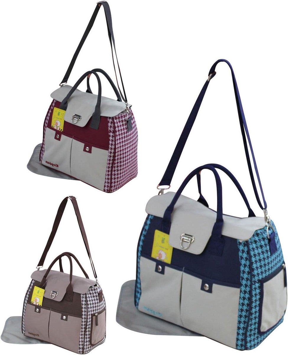 Verzorgingstas - Luiertas babytas - Baby uitstapjes - Waterafstotend polyester - 40 x 33 x 20 cm - Veelkleurig