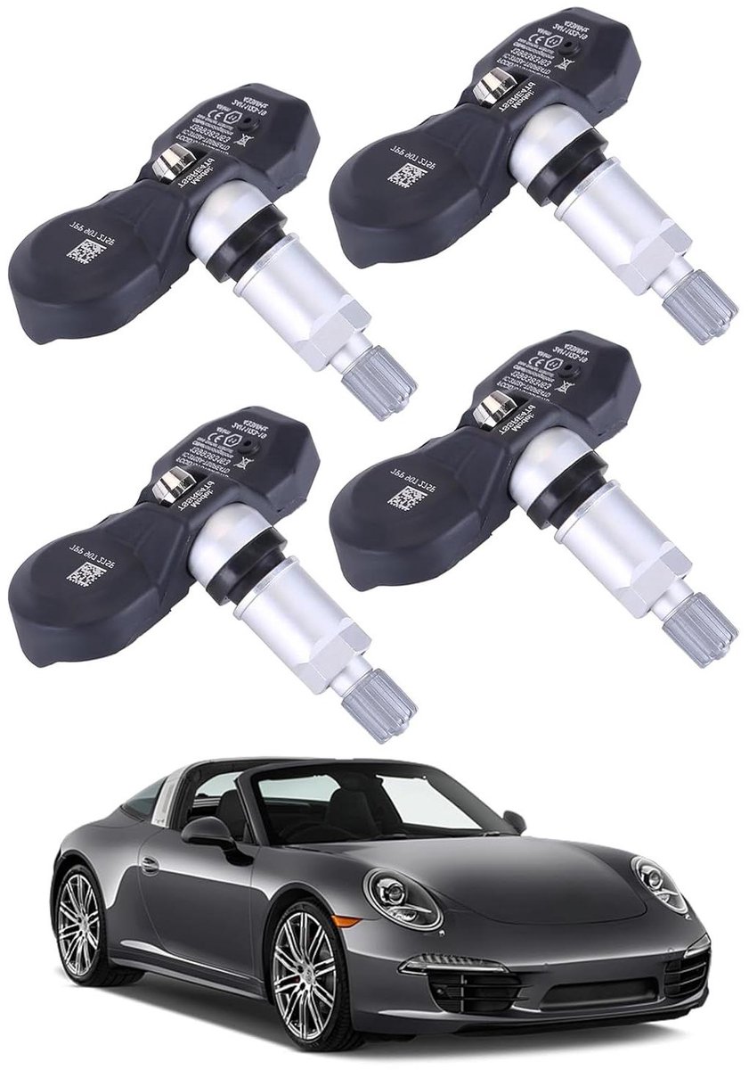 TPMS Bandenspanningssensoren - Banden Druk Sensoren - Veiliger Rijden - Realtime Monitoring - 4 Stuks - Niet Gespecificeerd