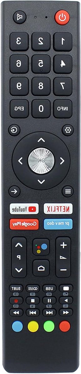 Afstandsbediening Vervanging - Universele Afstandsbediening TV - TV Bediening - Klaar voor Gebruik - 21 x 4.5 x 1.5 cm