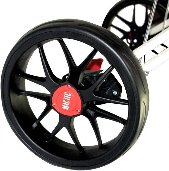 Golftrolley - Golfkar Push trolley - Golfen op de baan - Quickfold technologie - Eén maat - Wit — afbeelding 2