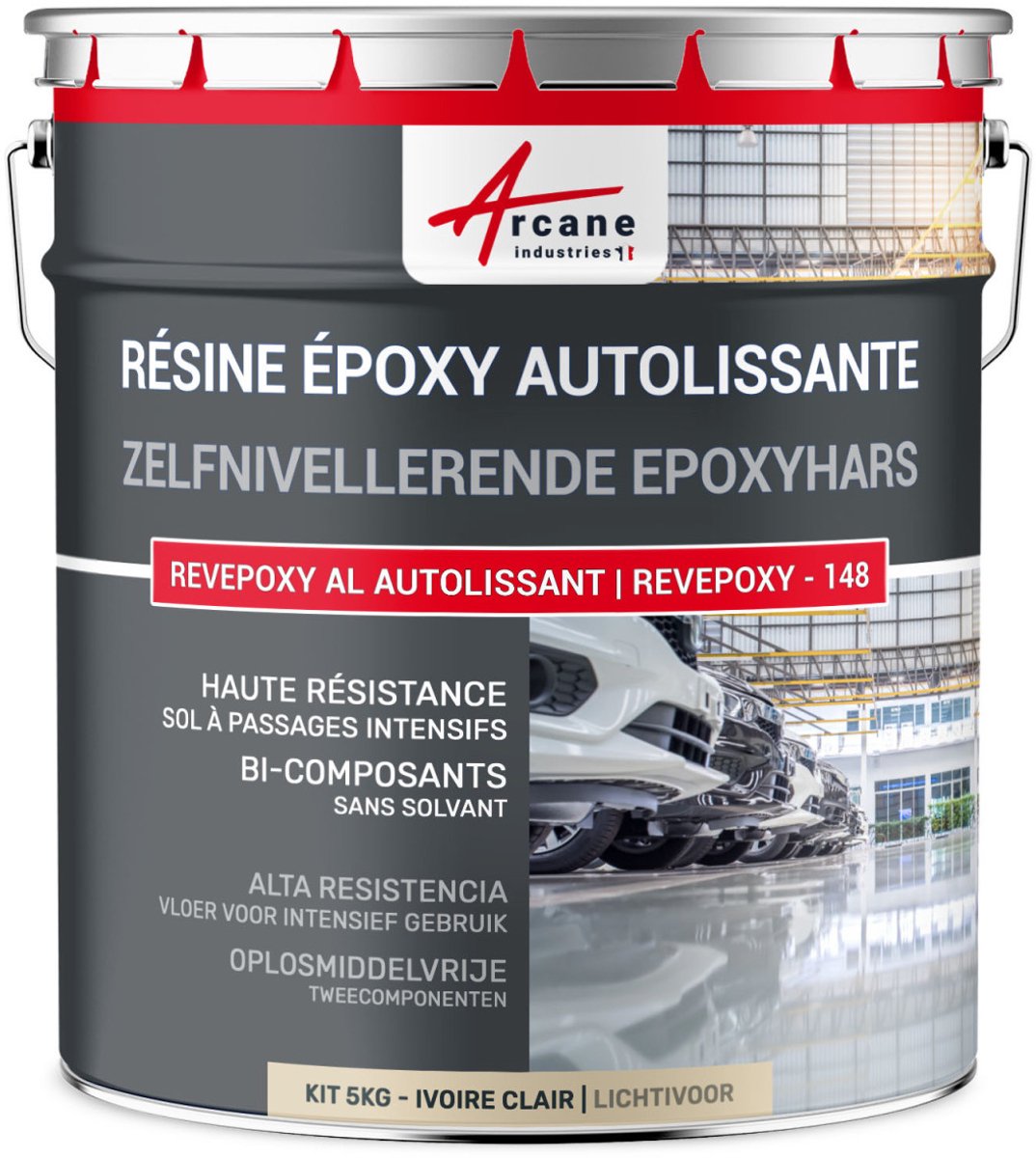 Epoxyhars Vloer, zelfnivellerend - REVEPOXY - 148