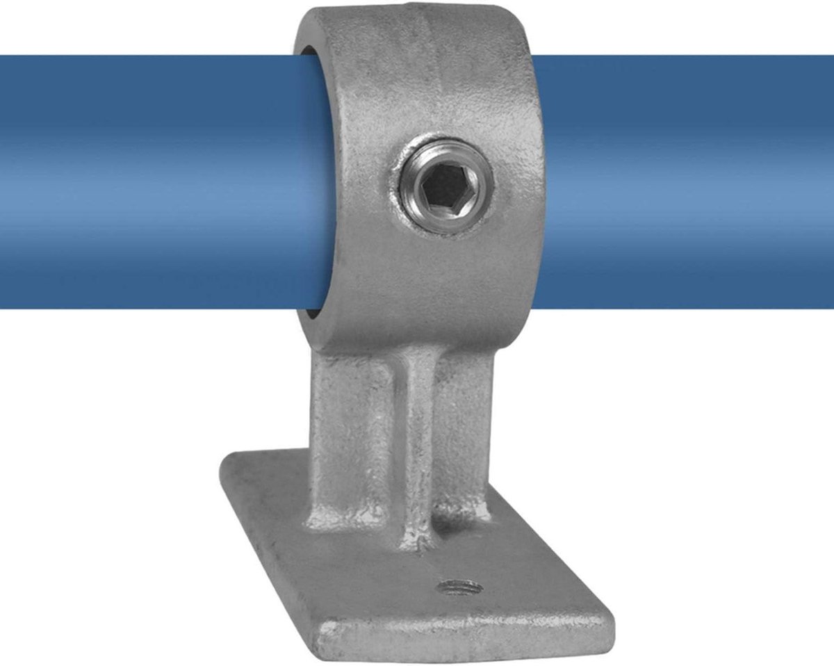Klem Handrail Drager - Buisklem Leuninghouder - Constructie Bouwen - Professionele Kwaliteit - 26.9 mm - Zilver