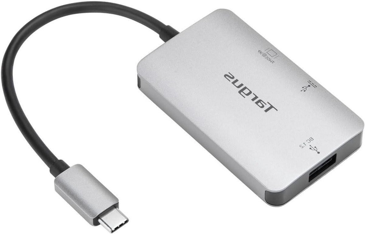 USB-C Multi-Port Hub - Adapter Docking Station - Vergaderruimte Inrichten - Ondersteunt 4K Resolutie