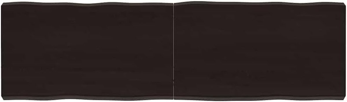 Tafelblad met natuurlijke rand - Houten blad Eiken tafelblad - Tafel opknappen - Handgemaakt met natuurlijke rand - 140x40x6 cm