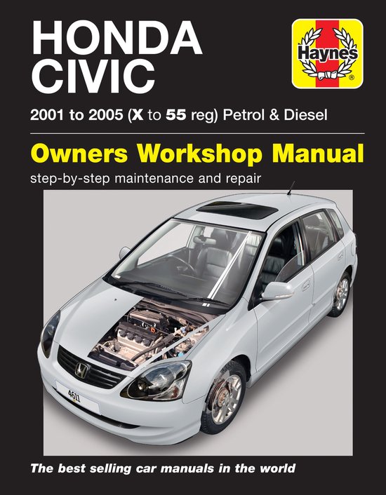 Honda Civic 01-05 X To 55 Service Repair - cover