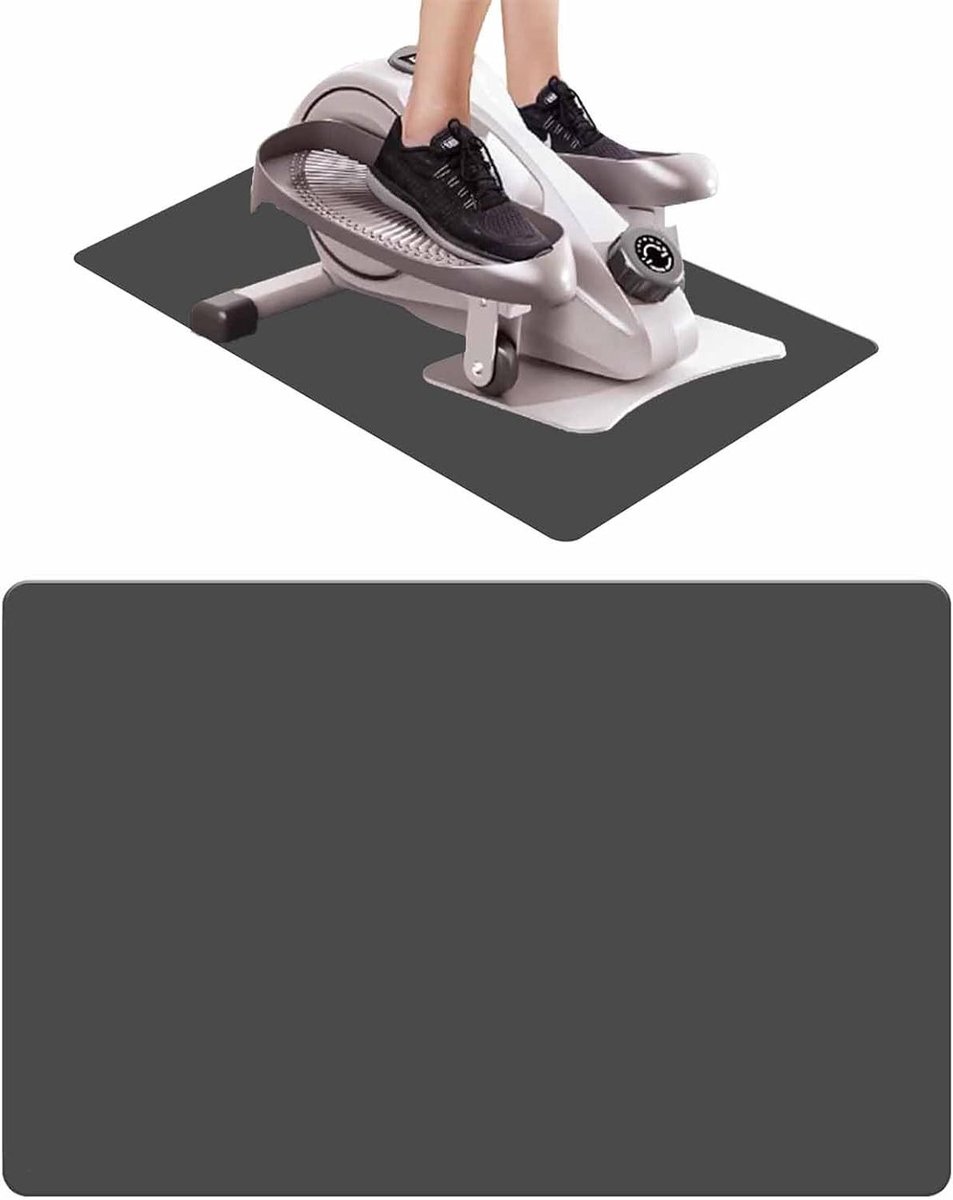 Trainingsmat - Fitnessmat - Vloer Beschermen - Antislip Siliconen - 60 x 40 cm - Grijs