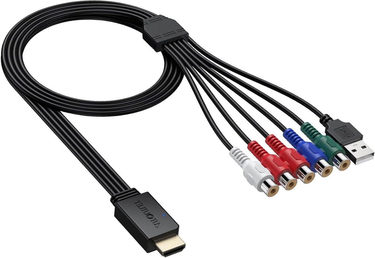 YPbPr naar HDMI Converter - Component naar HDMI - Beeld Kwaliteit Verbeteren - Eenrichtingsverkeer