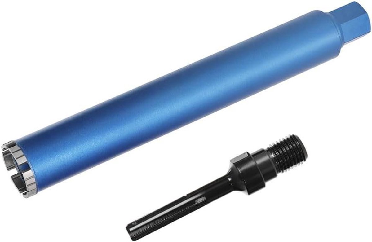Diamantboorkroon - Kernboor Betonboor - Precisie Boren - Turbo Segmenten - Ø 62mm - Blauw