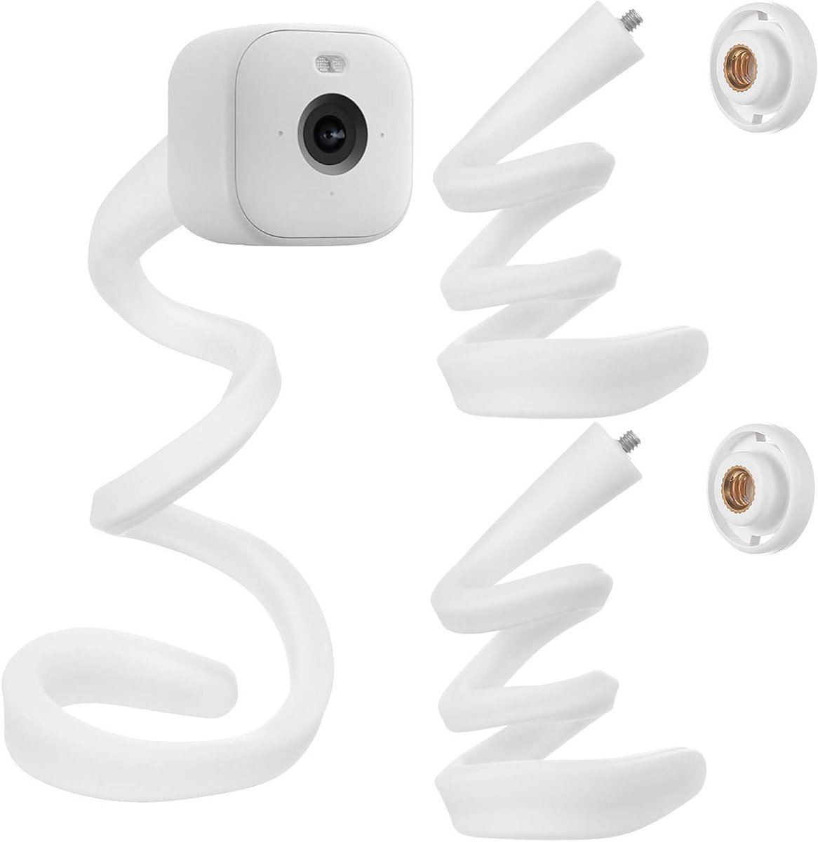 Flexibele Camerahouder - Twist Mount Beugel - Camera Beveiligen - Geen Boren Nodig - 43.5 cm - Wit