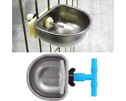 5pcs RVS Automatische Drinkbak voor Konijnen - Duurzaam en Praktisch Konijnen Voeder Accessoire