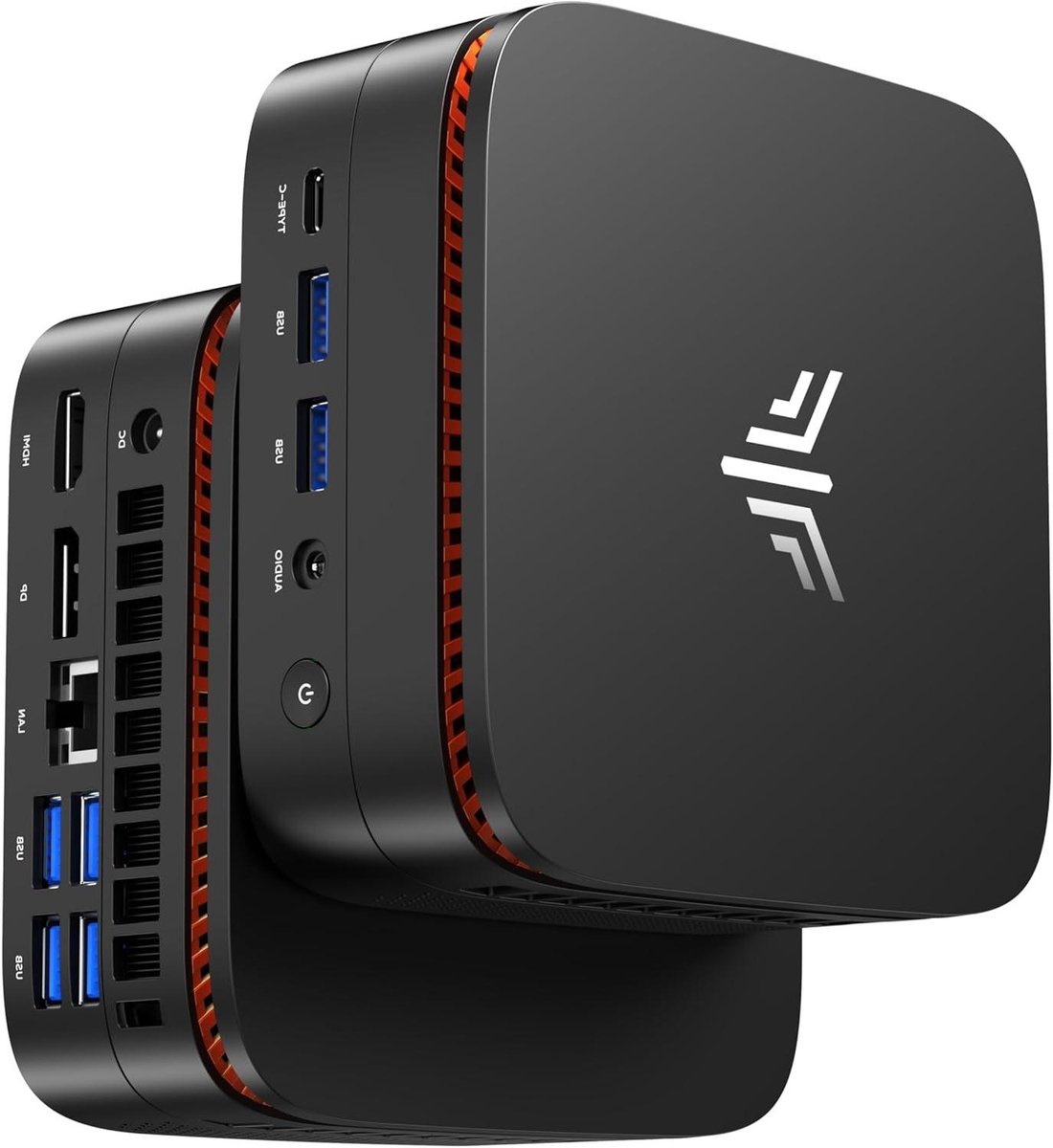 Mini PC - Compacte Computer - Thuiswerken en Kantoor - Drievoudige 4K Schermen - 12.7 x 12.7 x 5 cm