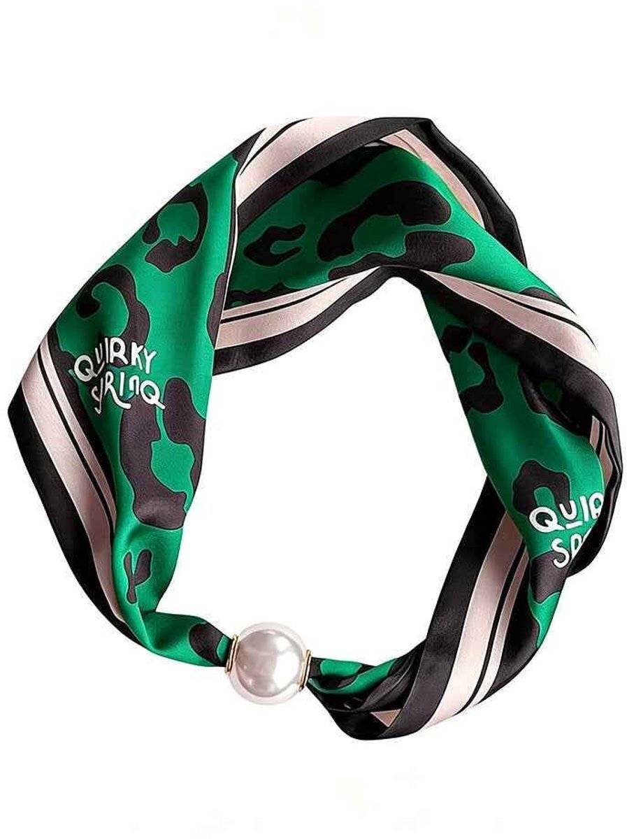 Zomersjaals met dierenprint, casual, polyester, dagelijkse accessoires