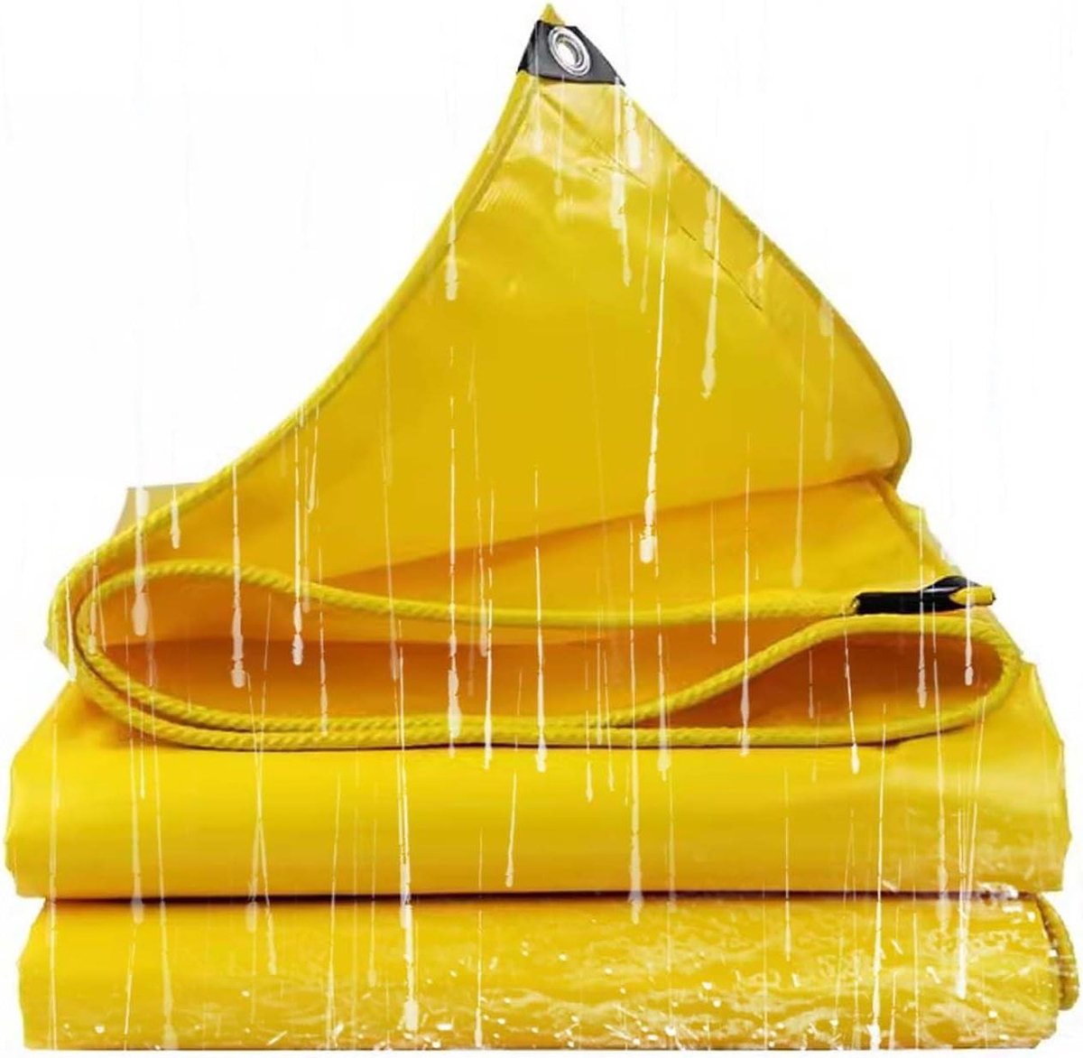 PVC Zeil Afdekking - Waterdicht Doek - Bescherming Buiten - Extra Dik Materiaal - 3x6m - Transparant