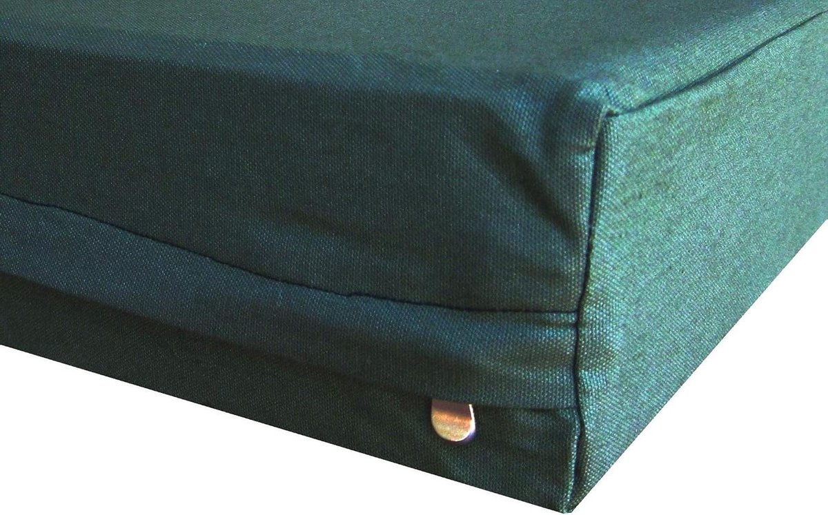 Hondenbed Hoes - Vervangende Otrek - Huisdier Comfort - Zware Canvas Stof - 102 x 69 cm - Olijfgroen