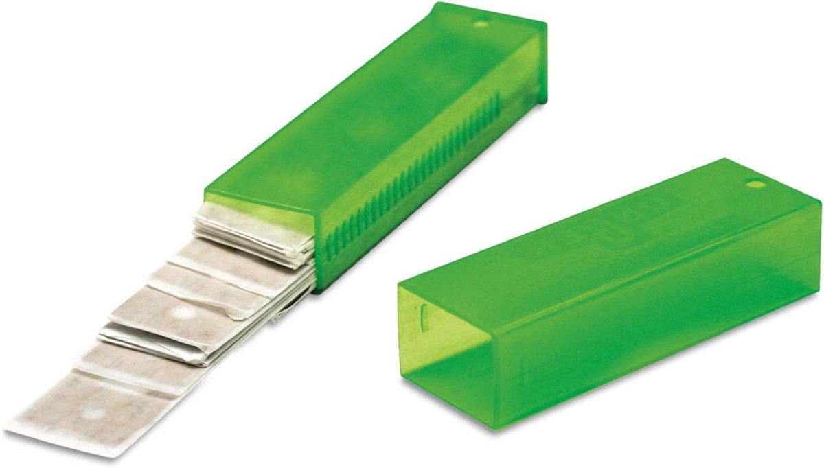 Glas Schraper Bladen - Vervangende Bladen - Ramen Schoonmaken - Dubbelzijdig - 10 cm - Zilver