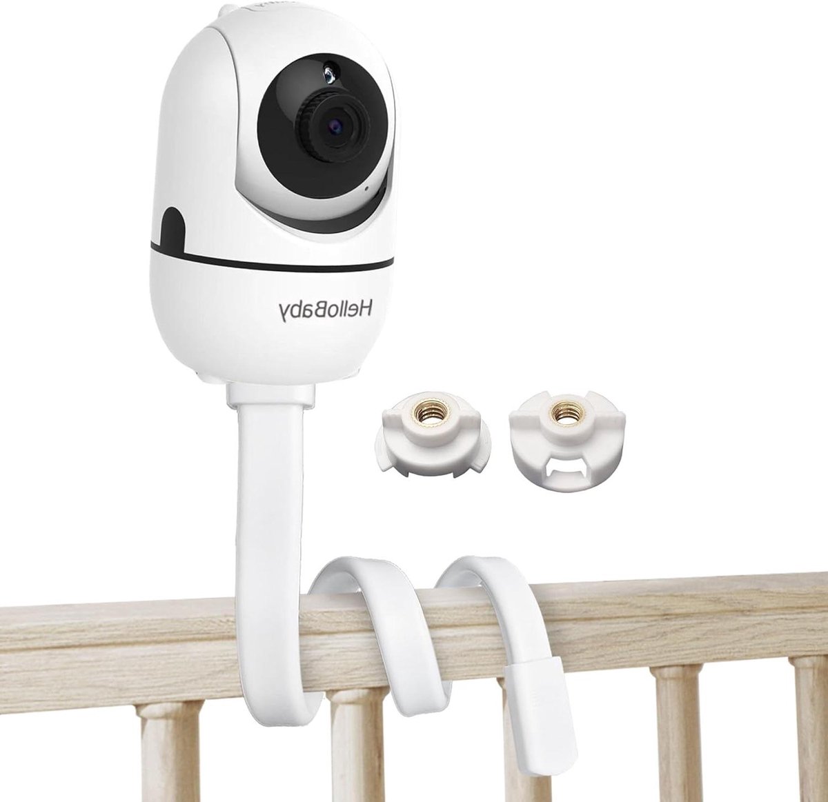 Babyfoon Houder - Camera Mount - Baby Monitoring - Geen Muurbevestiging - 12 x 7 x 25 cm - Wit