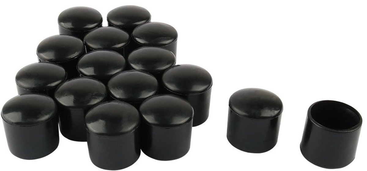 Pootdoppen voeten afdekking 19 mm 0,75" binnendiameter bescherming voor bank DE 16 mm/0,63 inch.