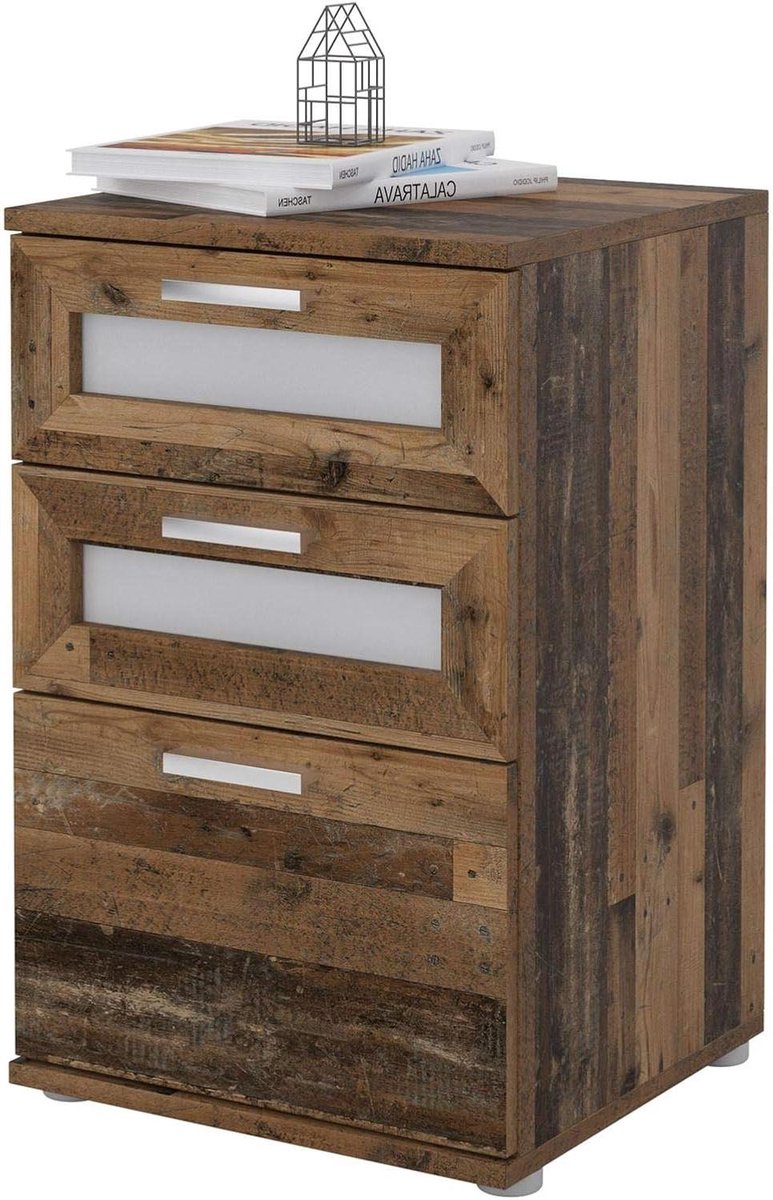 Nachtkastje Marike - Bedkastje Slaapkamerkast - Opbergen Slaapkamer - Voor Boxspringbedden - 40 x 63 x 38 cm - Old Style