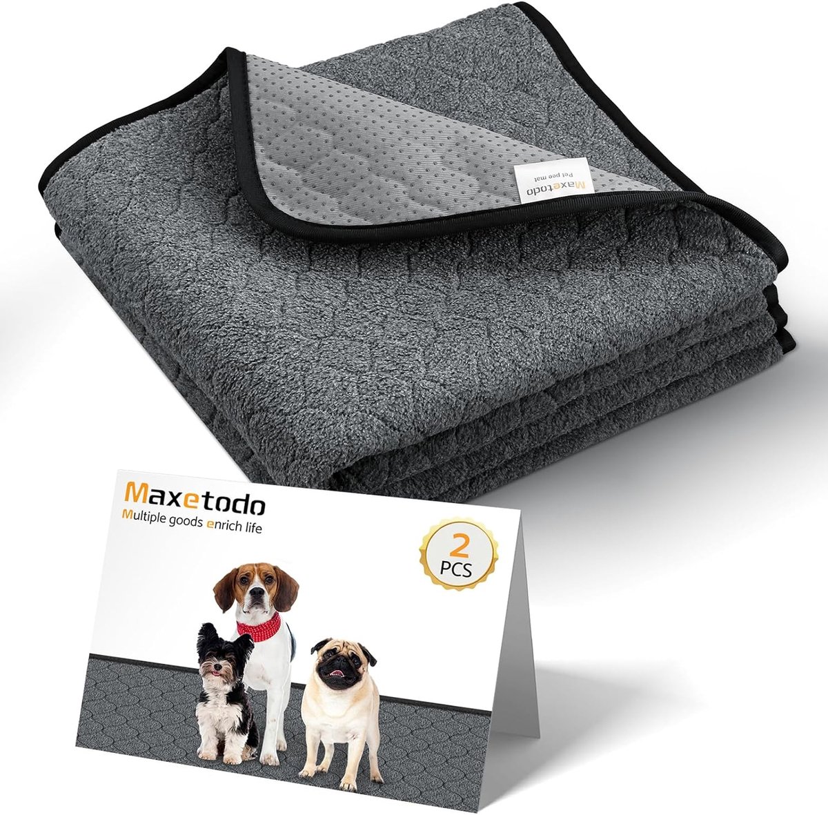 SnelShoppen - Washable Puppy Pads 70 x 100 cm Herbruikbare Urine Pads voor Honden en Katten, Sneldrogend, Antislip, Ideaal voor Zindelijkheidstraining