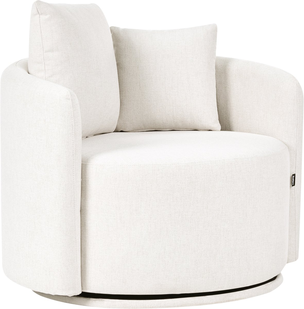 ENNORA - Fauteuil - Off-white - Stof