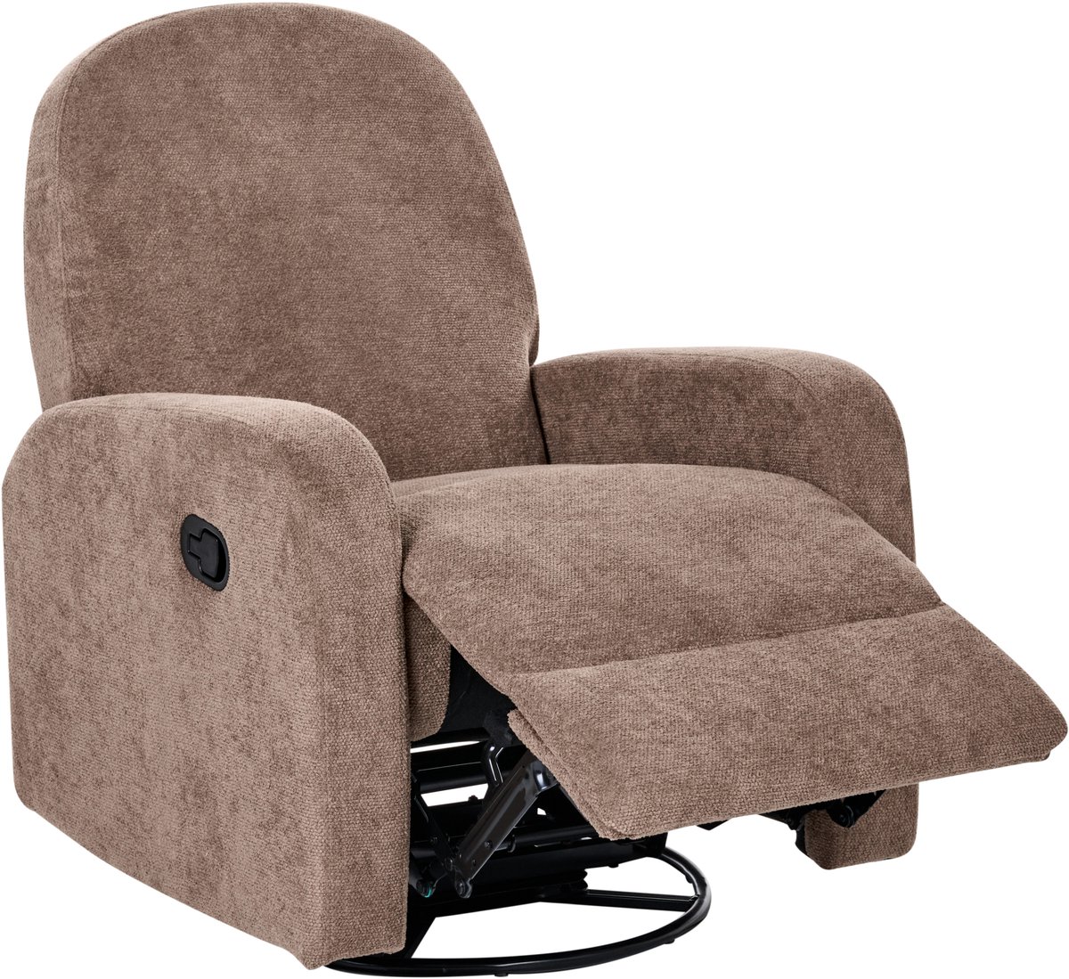 FEBE - Handmatig verstelbare fauteuil - Bruin - Polyester