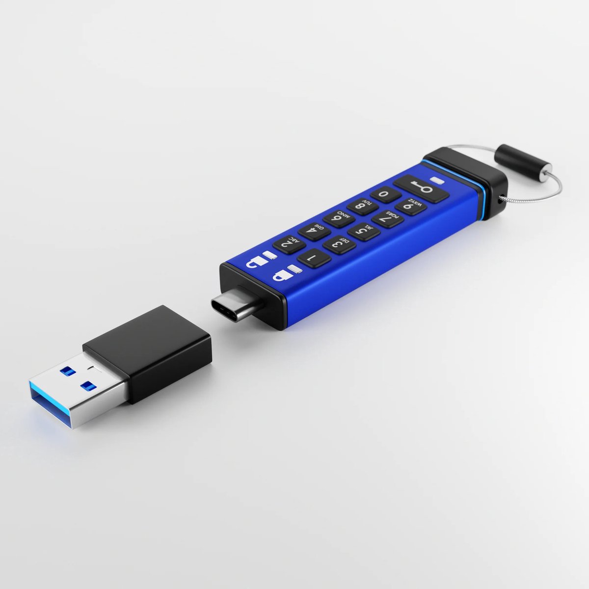 iStorage datAshur PRO+C - USB Stick - USB3.2 - 256-bit - 512GB – BeNeLux Edition