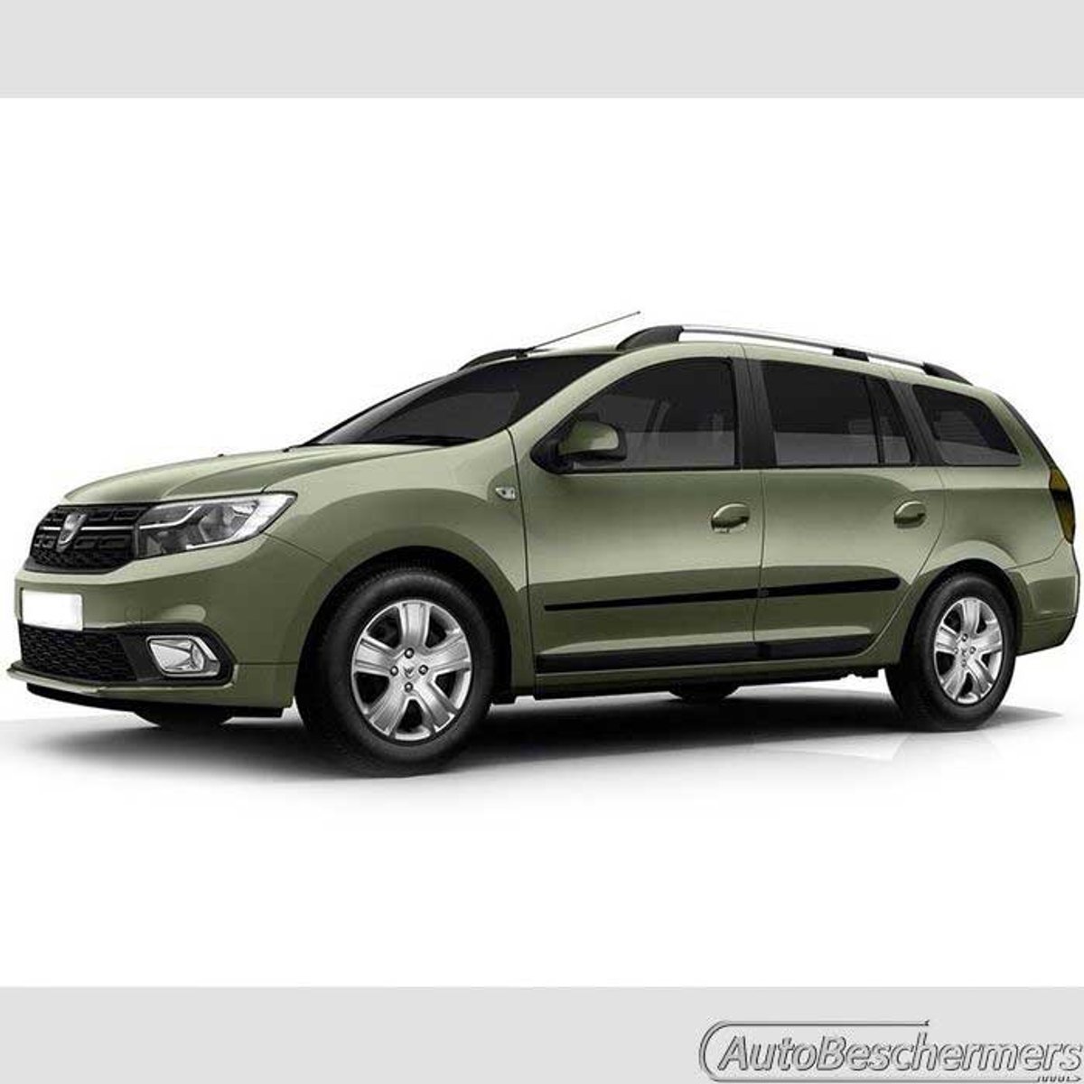 Stootlijsten set zwart voor Dacia Logan MCV 06.2013-. De stootstrips zijn zelfklevend. Set a 4 stuks (#0020)