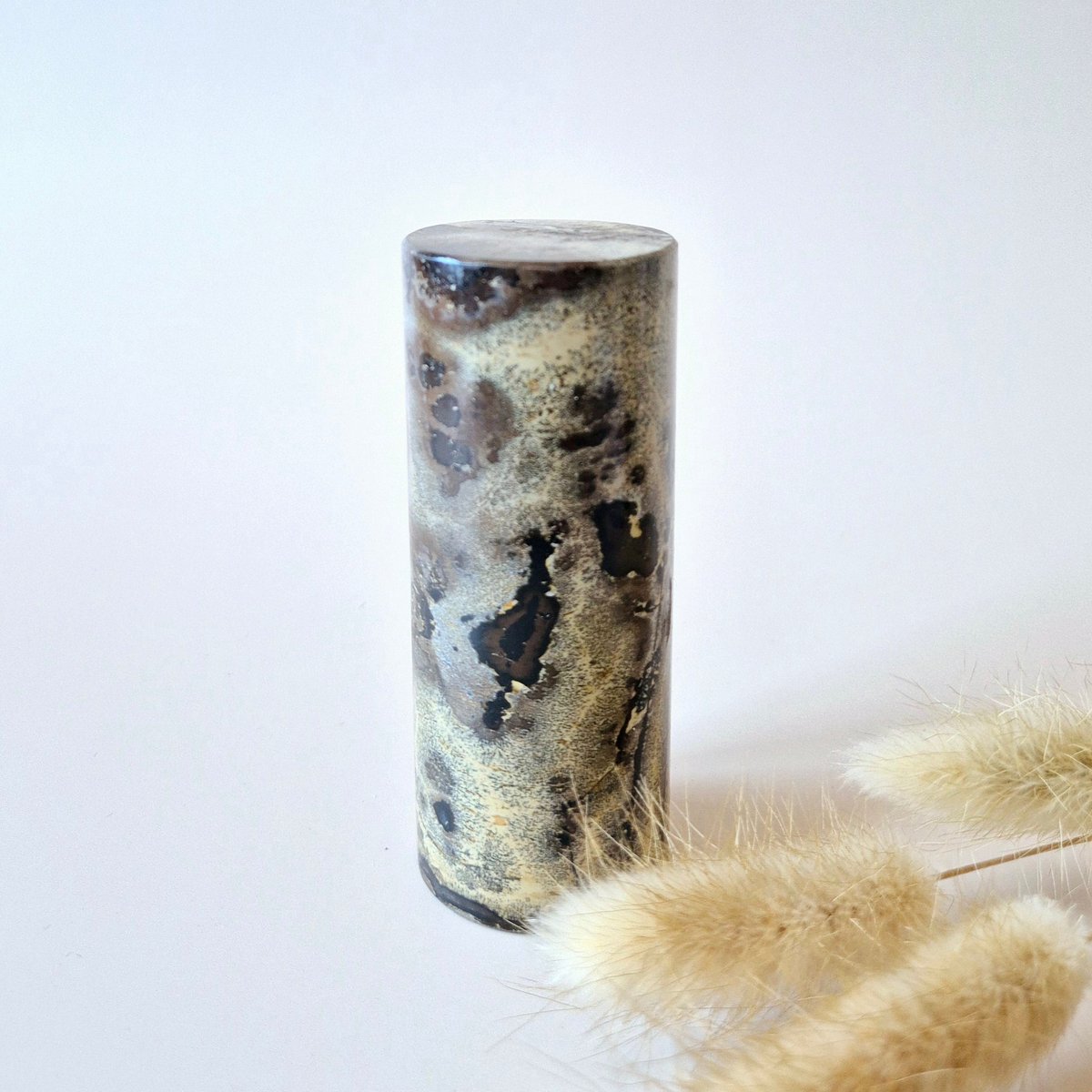 Picture Jasper Ronde Pilaar 8–9cm – Aarding, Natuurverbinding & Inzicht