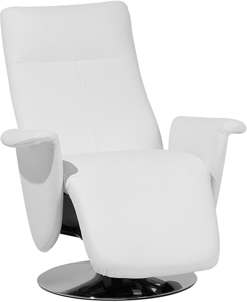 PRIME - TV-fauteuil - Wit - Kunstleer
